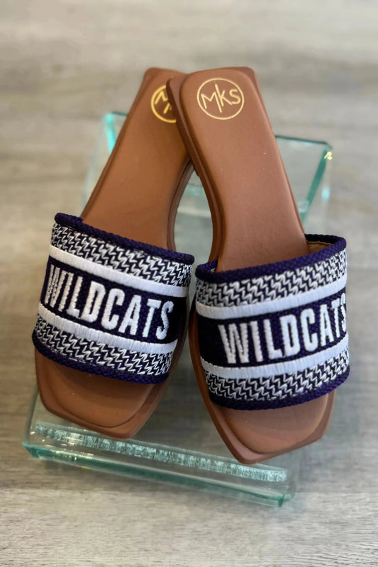 Wildcats Slip On Sandals