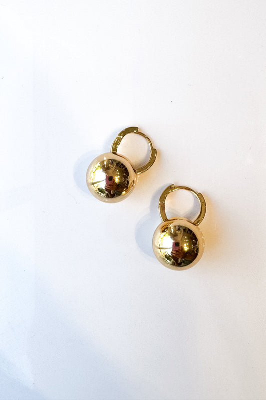 Gold Ball Hoops