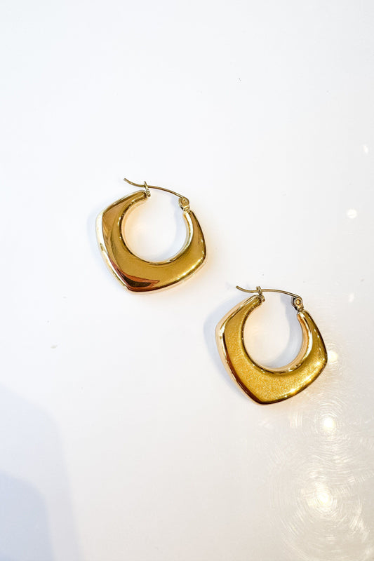 Gold Bulky Hoops