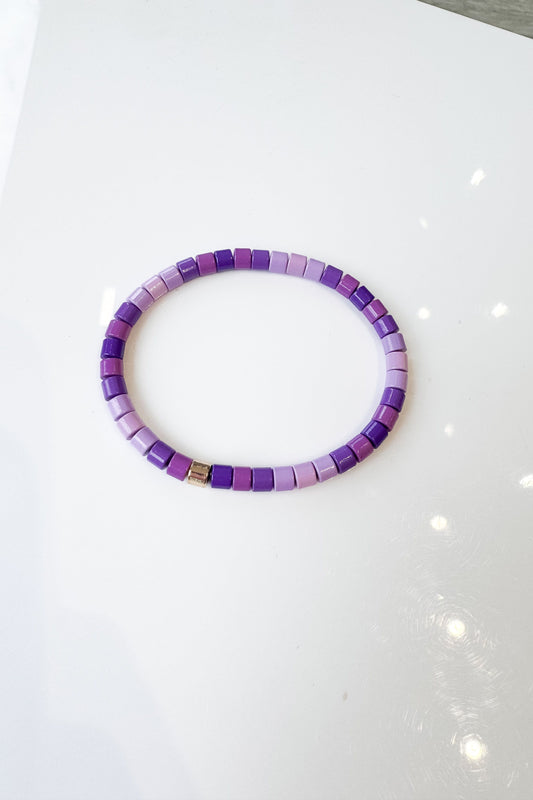 Purple beaded Bracelets
