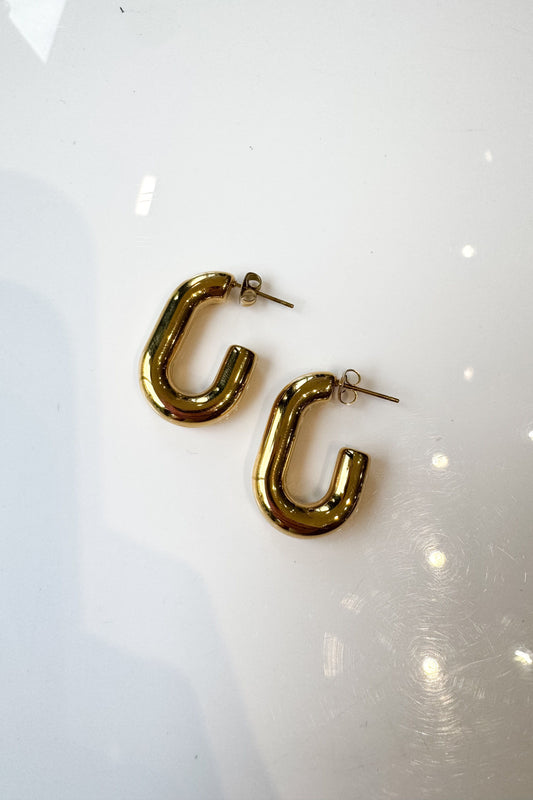 Gold 3/4 Thick Hoop
