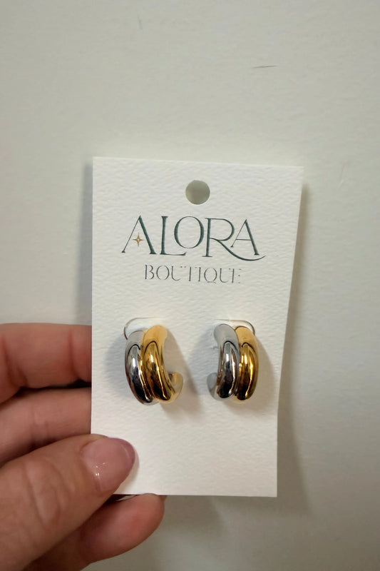 Double Hoop Earring