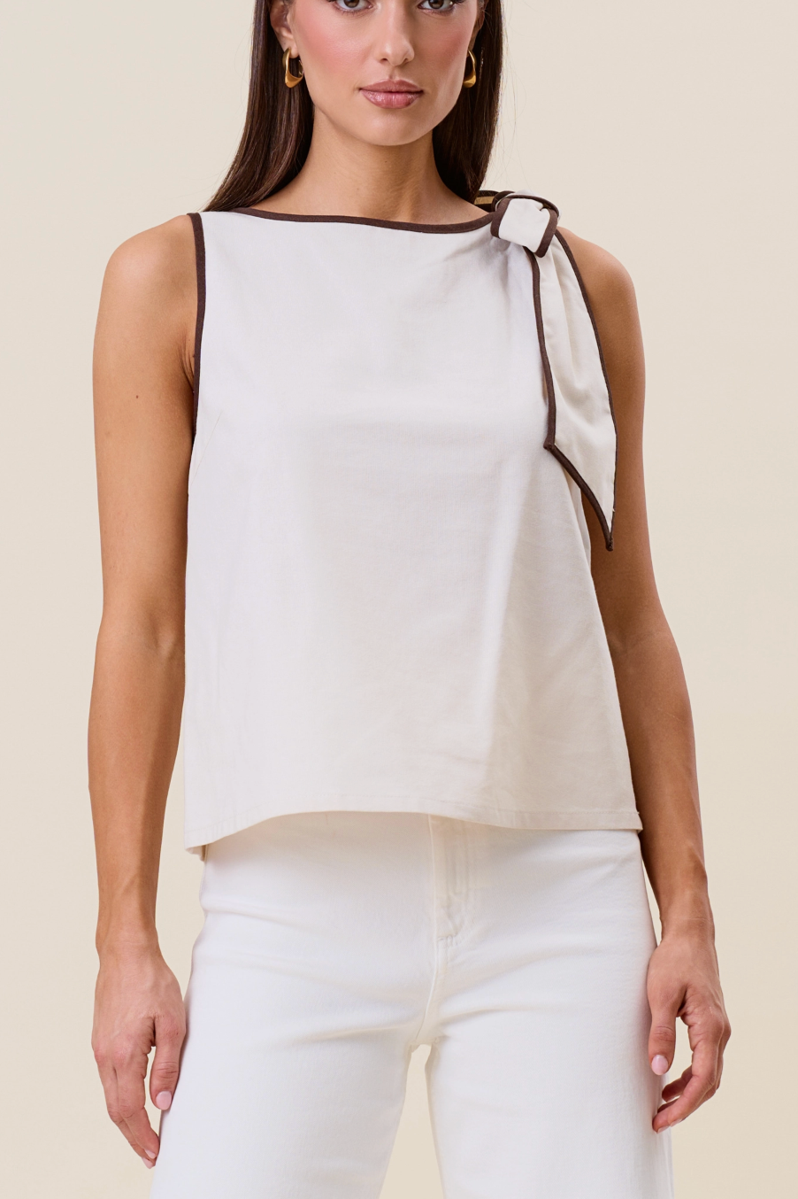 Bow Shoulder Top