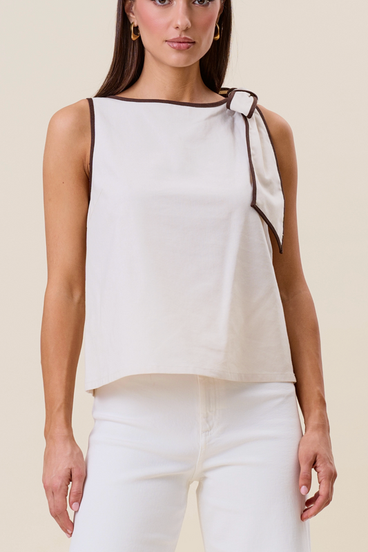 Bow Shoulder Top