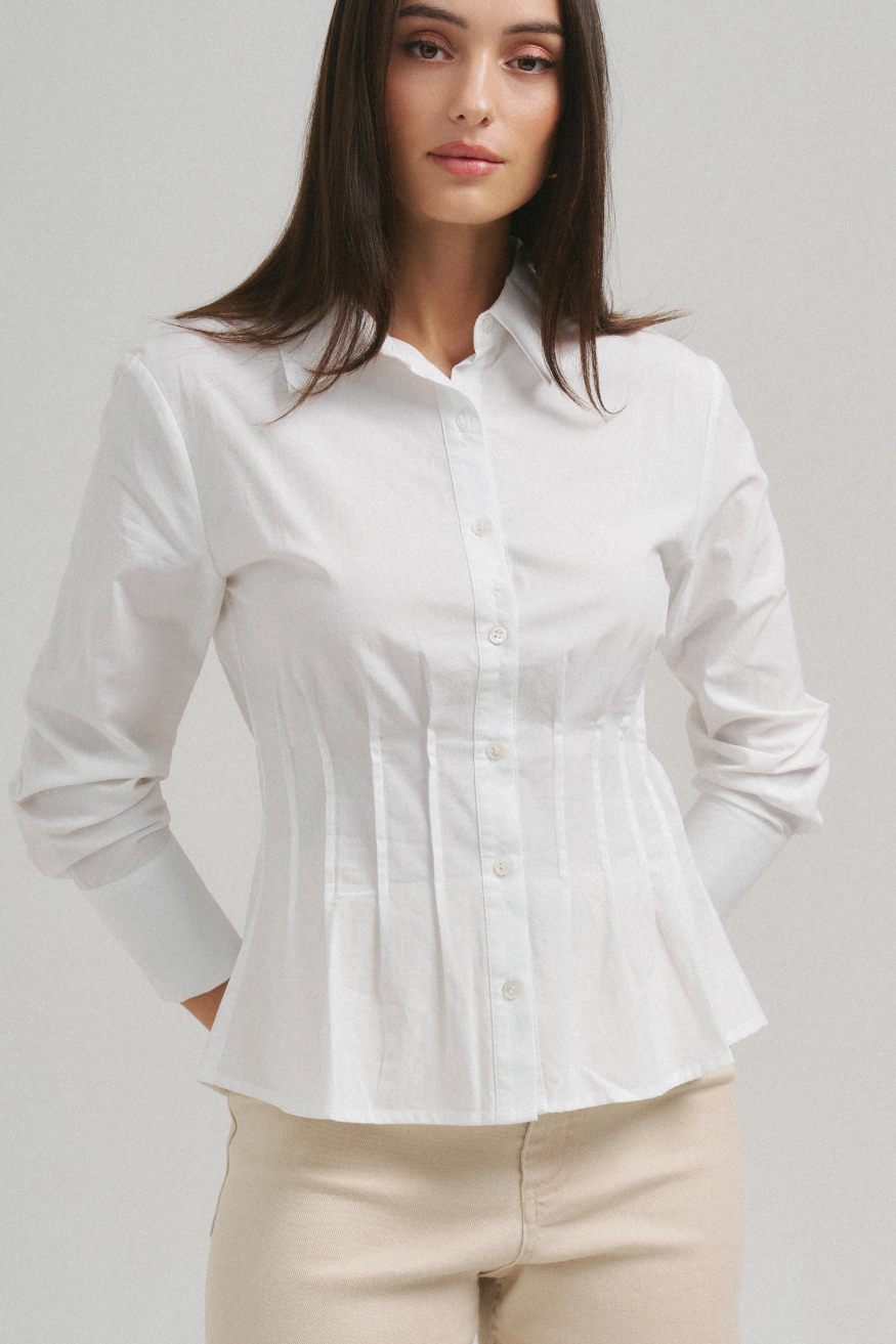 Cinched Waist Shirt