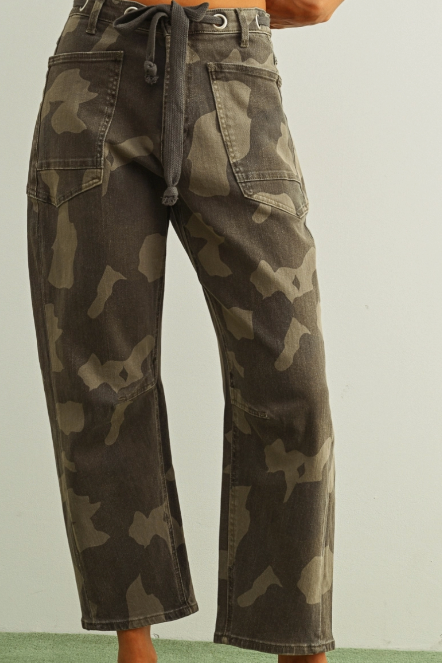 Barrel Camo Jean Pants