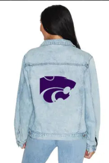 KS2024015 Kansas State Denim Jacket
