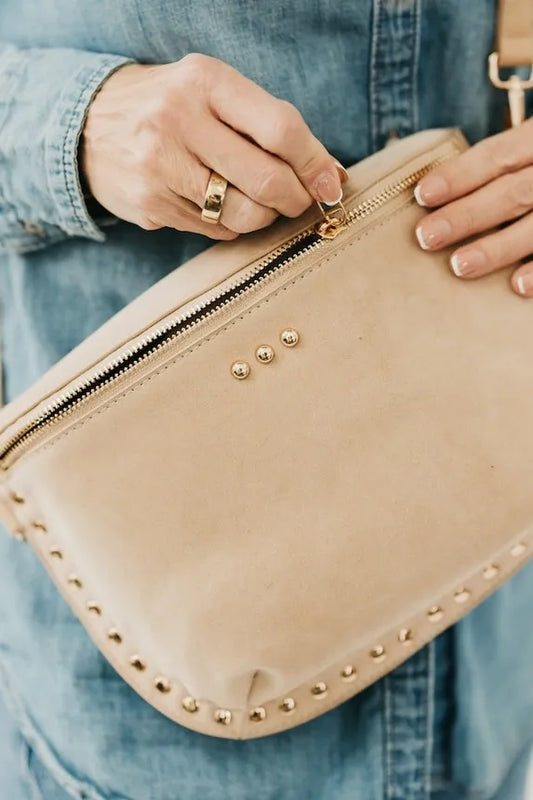 Sabrina Studded Suede Bum Bag